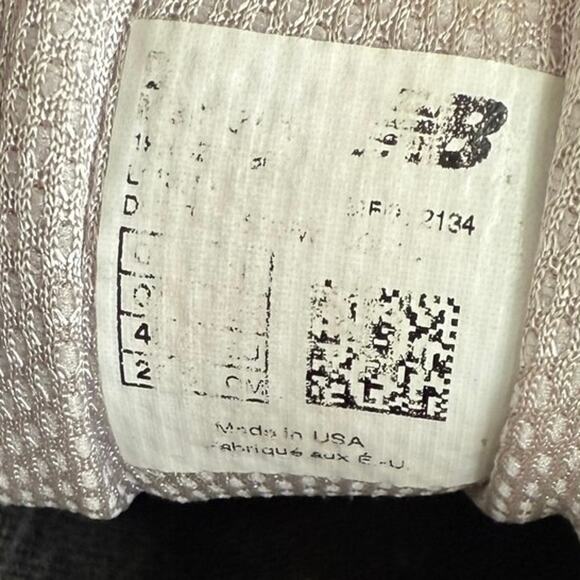 New Balance 990 V5 Grey/White Men Sneakers - SZ 7.5 D - Picture 12 of 16